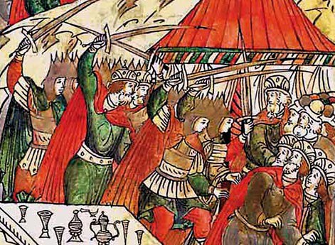 Миниатюра о резне 1217 года